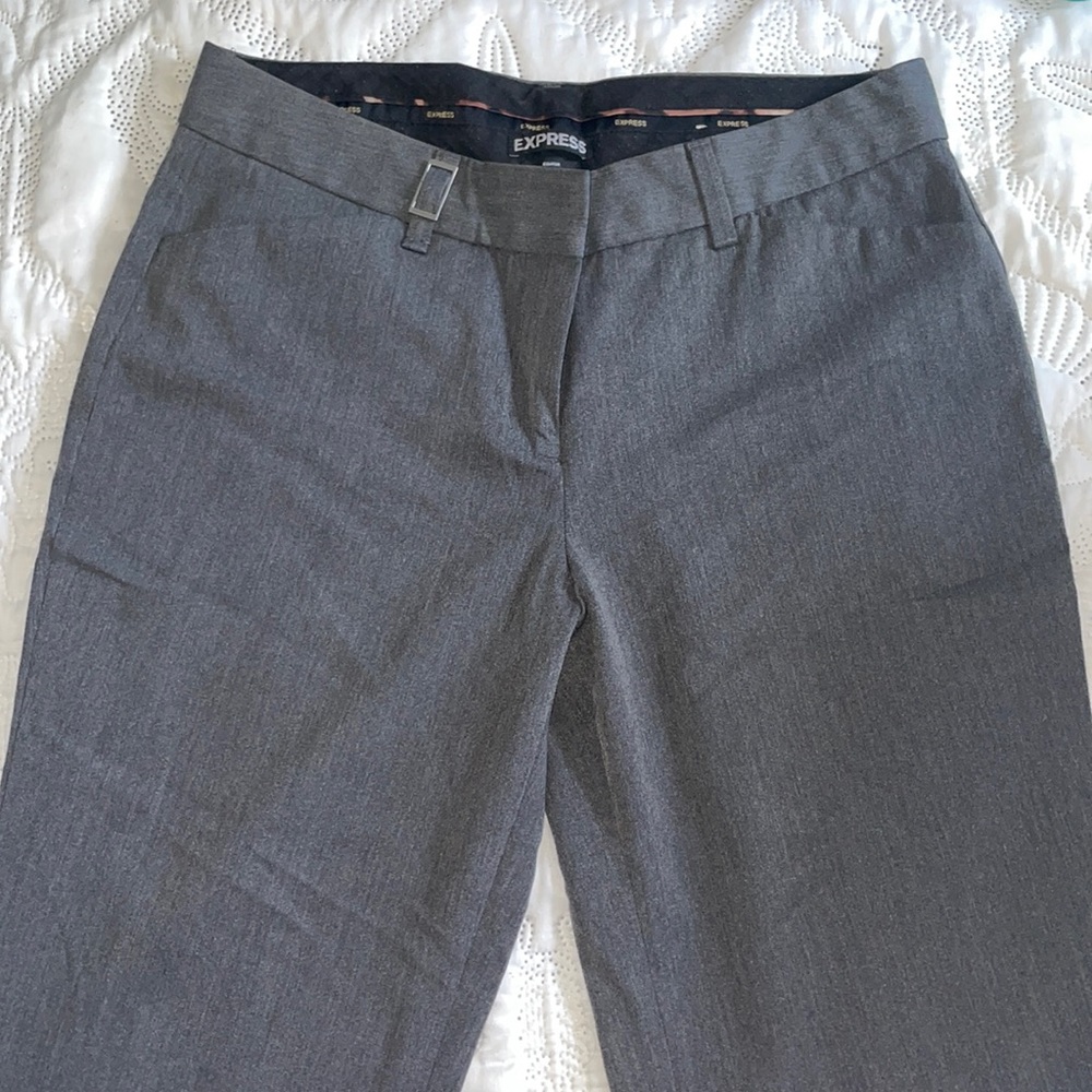 Express Women’s Grey Editor Pants